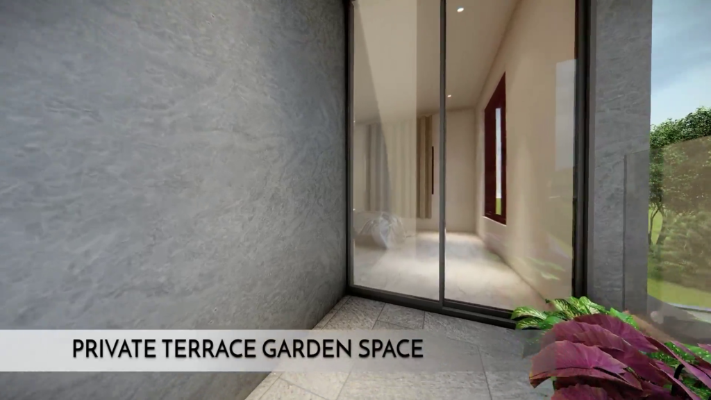 Private Terrace Garden space - Beach Boulevard