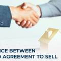 Difference between sale and agreement to sell