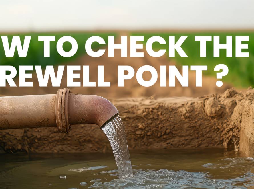 How to Check the Borewell Point – Before Construction