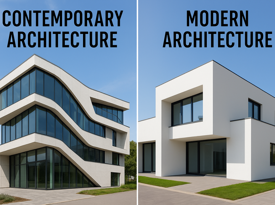 Contemporary architecture vs Modern architecture