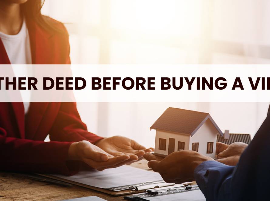 Mother Deed before buying a villa