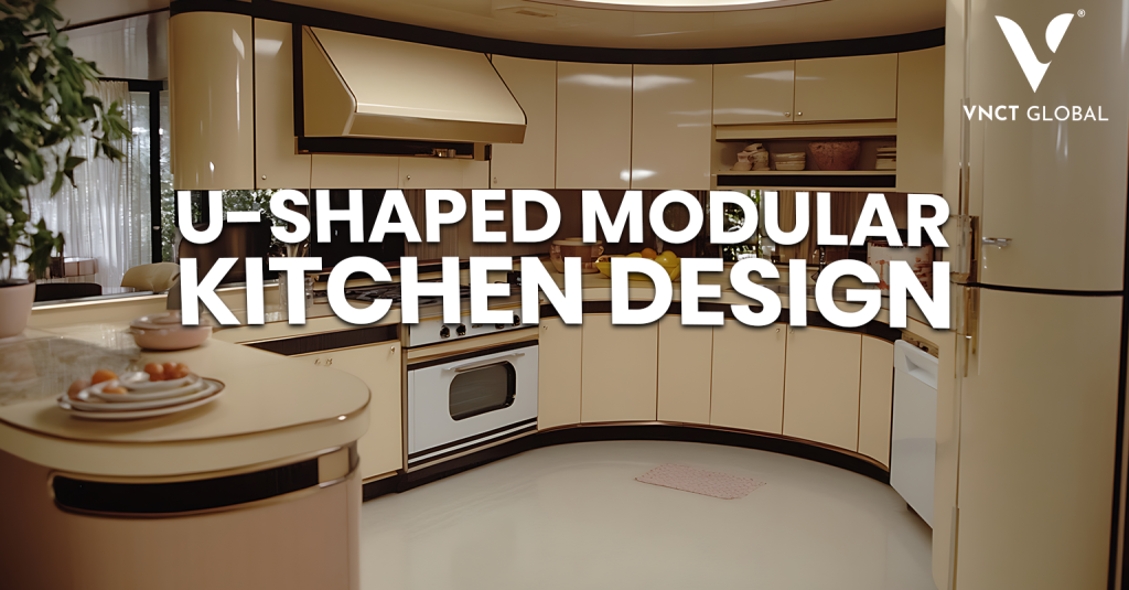 U-Shaped Modular Kitchen Design For Modern Homes - VNCT