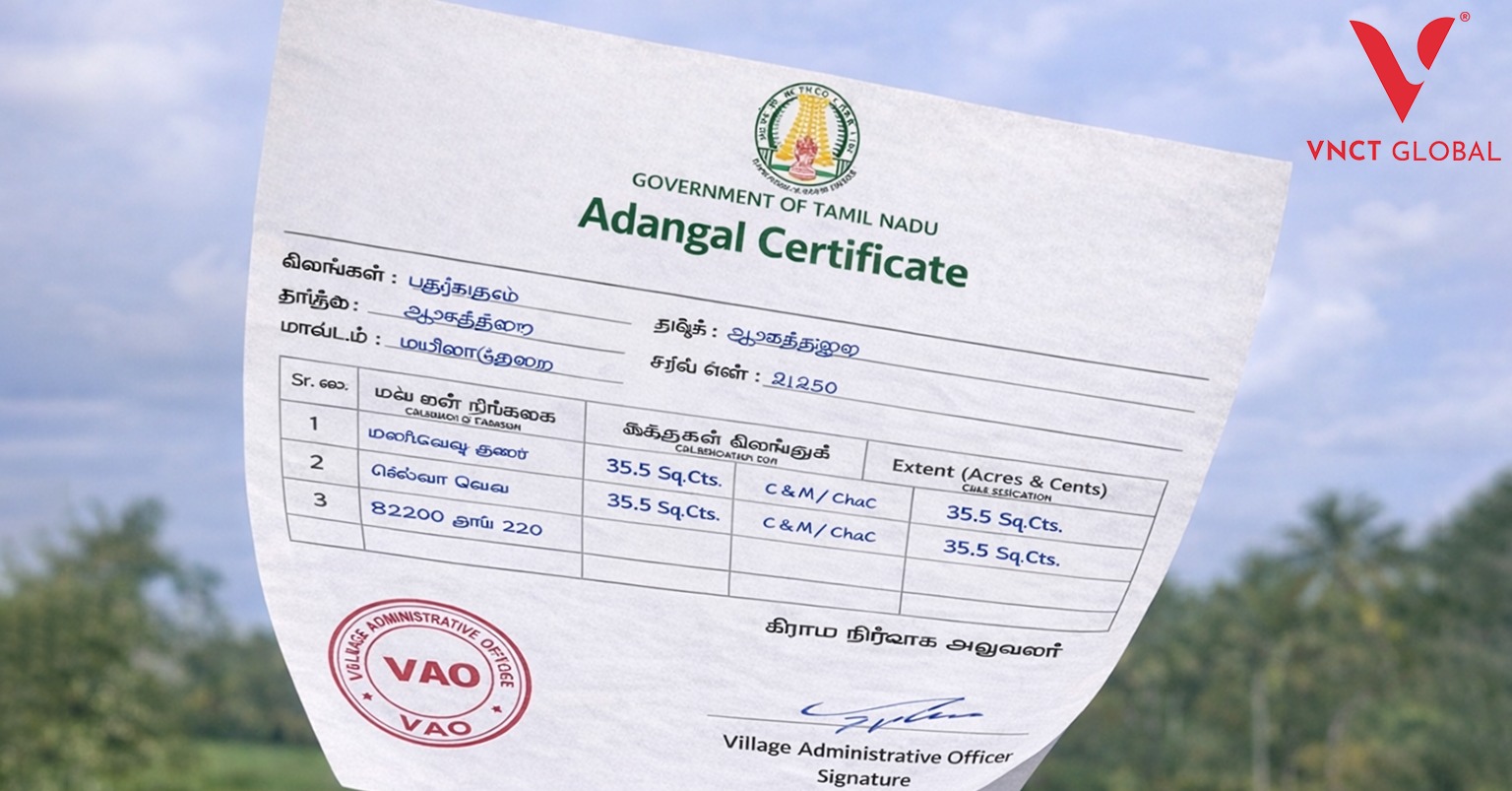 What Is Adangal Certificate in Tamilnadu