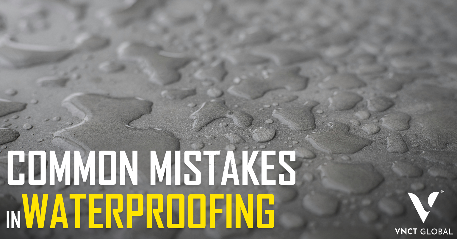 Common Mistakes In Waterproofing