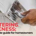 Plastering Thickness: Complete Guide for Strong & Smooth Walls