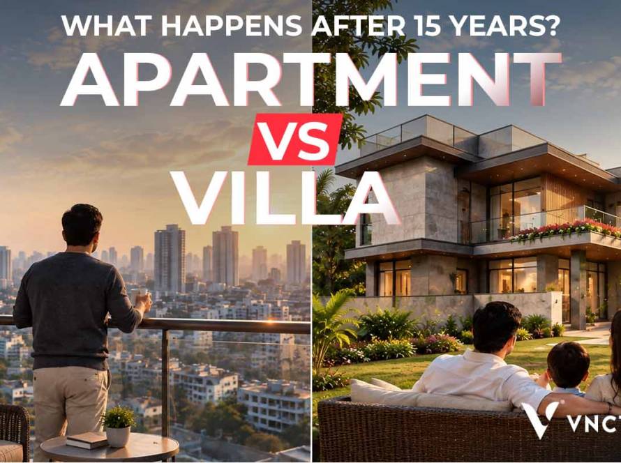 Apartment vs Villa what happens after 15 years