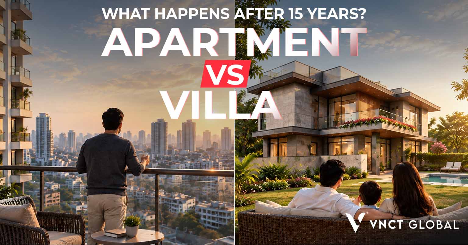 Apartment vs Villa what happens after 15 years