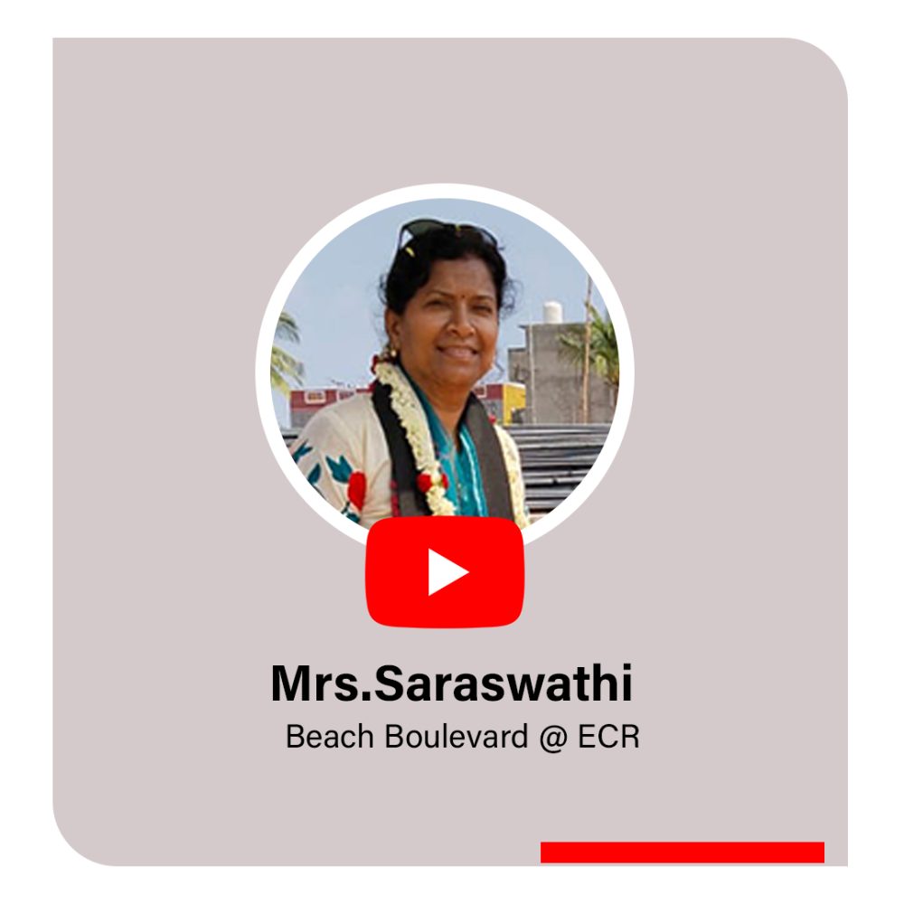 Mrs.Saraswathi Testimonial